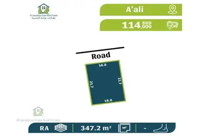 2D Floor Plan image for: Land - Studio for sale in A'Ali - Central Governorate, Image 1