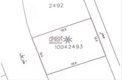 2D Floor Plan image for: Land - Studio for sale in Karzakkan - Northern Governorate, Image 1