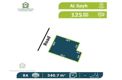 2D Floor Plan image for: Land - Studio for sale in Busaiteen - Muharraq Governorate, Image 1