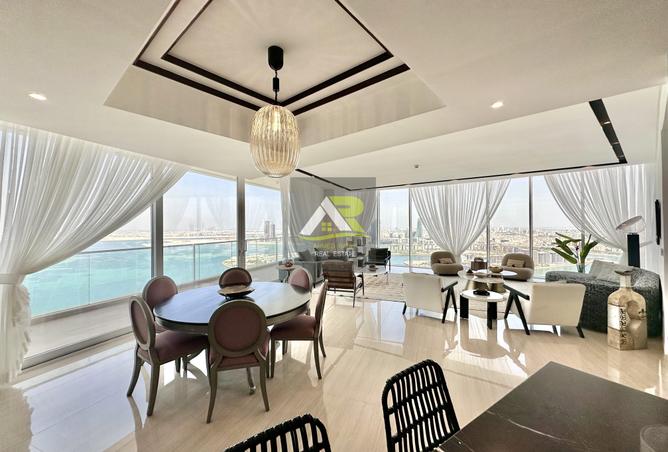 Apartment - 3 Bedrooms - 5 Bathrooms for rent in Bahrain Financial Harbour - Manama - Capital Governorate