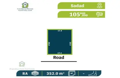 2D Floor Plan image for: Land - Studio for sale in Sadad - Northern Governorate, Image 1