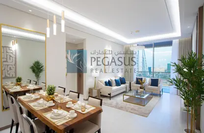 Apartment - 2 Bedrooms - 3 Bathrooms for rent in Bahrain Bay - Capital Governorate