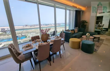 Apartment - 3 Bedrooms - 3 Bathrooms for rent in Canal View - Dilmunia Island - Muharraq Governorate