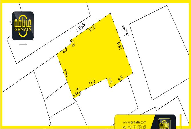 Sale in Riffa: Land For sale in Riffa 398.8 SQM RHA two road | Property ...